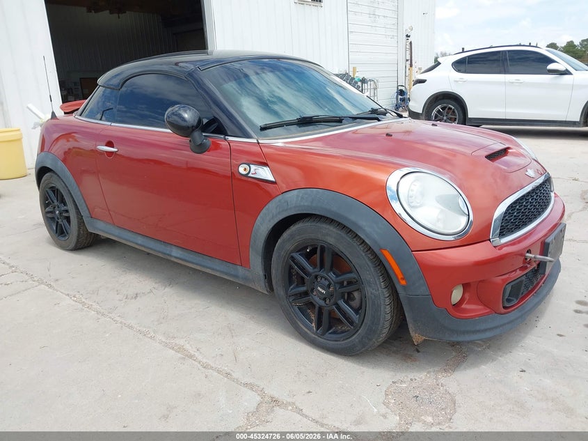 2014 Mini Coupe VIN WMWSX3C59ET772710 IAAI salvage auction — NORMAL WEAR, Salvage (Texas), sold $2,100 on 2026-09-05 (photo 1)