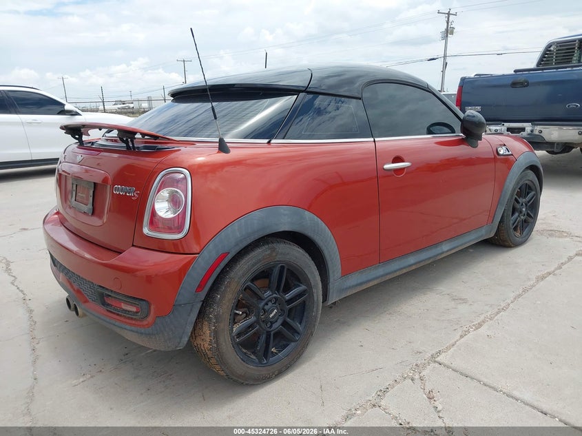 2014 Mini Coupe VIN WMWSX3C59ET772710 IAAI salvage auction — NORMAL WEAR, Salvage (Texas), sold $2,100 on 2026-09-05 (photo 4)