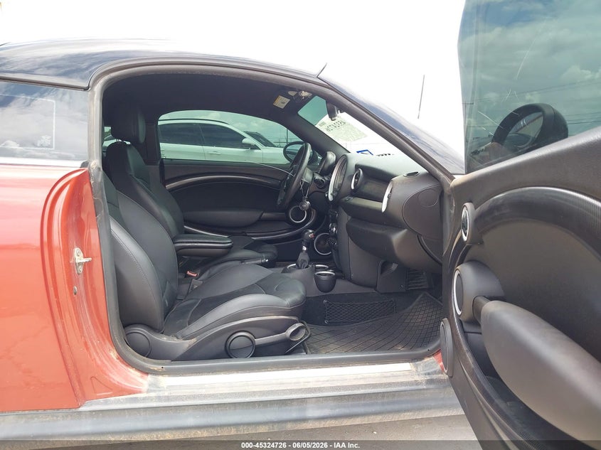 2014 Mini Coupe VIN WMWSX3C59ET772710 IAAI salvage auction — NORMAL WEAR, Salvage (Texas), sold $2,100 on 2026-09-05 (photo 5)