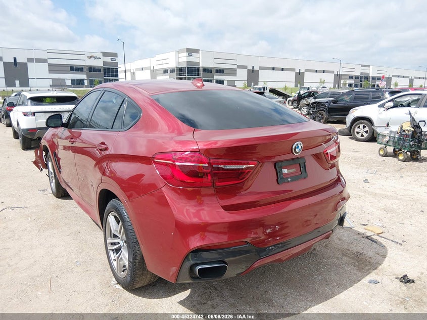 2015 BMW X6 VIN 5UXKU2C50F0F94969 IAAI salvage auction — FRONT END, Original (Texas), sold $25 on 2026-07-29 (photo 3)