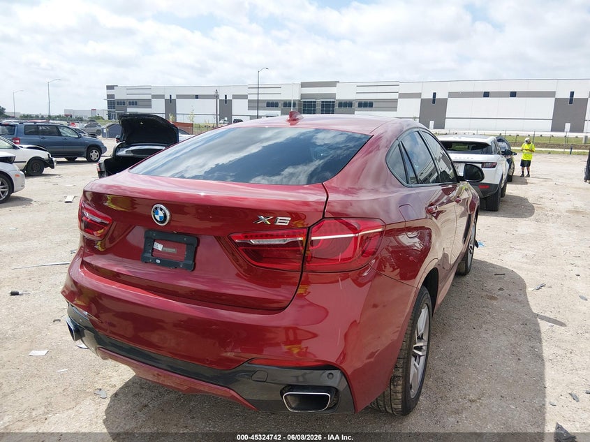 2015 BMW X6 VIN 5UXKU2C50F0F94969 IAAI salvage auction — FRONT END, Original (Texas), sold $25 on 2026-07-29 (photo 4)