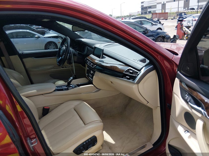2015 BMW X6 VIN 5UXKU2C50F0F94969 IAAI salvage auction — FRONT END, Original (Texas), sold $25 on 2026-07-29 (photo 5)