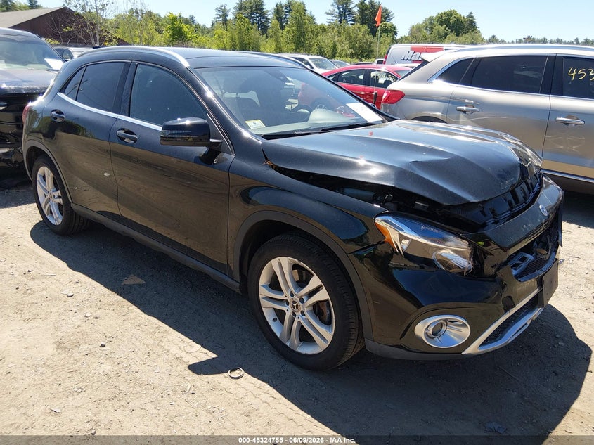 2020 Mercedes-benz Gla-klasse VIN WDCTG4GB9LJ668136 IAAI salvage auction — FRONT END, Salvage (Massachusetts), sold $4,550 on 2026-08-05 (photo 1)