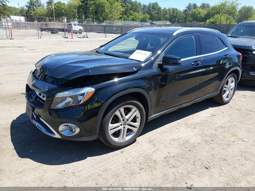 2020 Mercedes-benz Gla-klasse VIN WDCTG4GB9LJ668136 IAAI salvage auction — FRONT END, Salvage (Massachusetts), sold $4,550 on 2026-08-05 (photo 2)