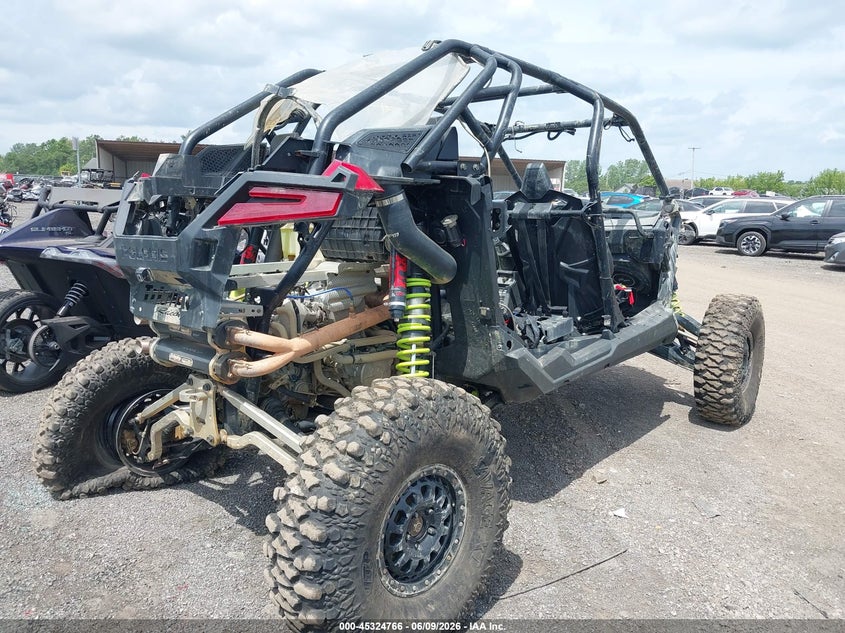 2024 Polaris Rzr VIN 3NSG4D925RG064329 IAAI salvage auction — FRONT & REAR, Salvage Title, sold $14,000 on 2026-07-24 (photo 4)
