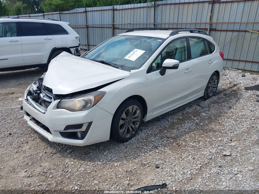 2016 Subaru Impreza VIN JF1GPAP6XG9278524 IAAI salvage auction — FRONT END, Salvage (Ohio), sold $700 on 2026-07-29 (photo 2)