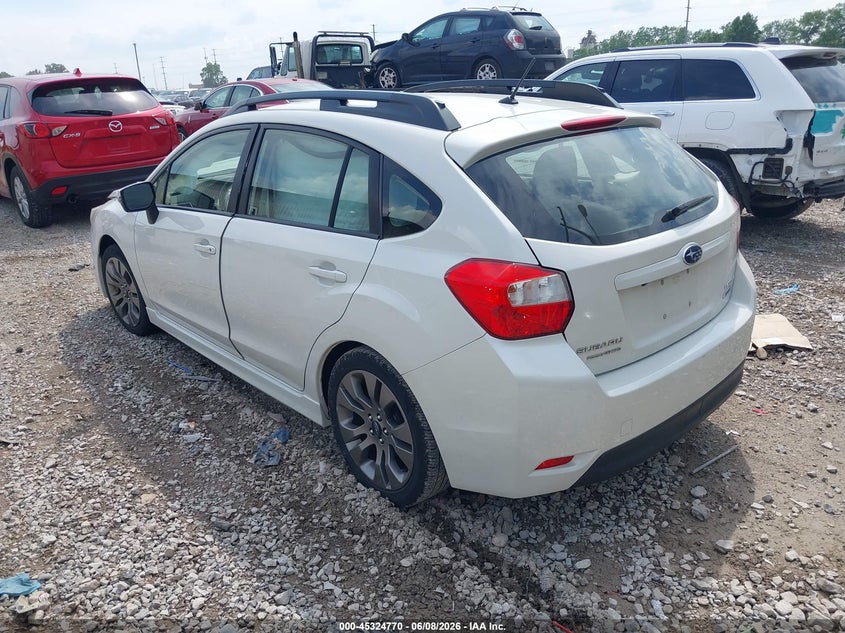 2016 Subaru Impreza VIN JF1GPAP6XG9278524 IAAI salvage auction — FRONT END, Salvage (Ohio), sold $700 on 2026-07-29 (photo 3)