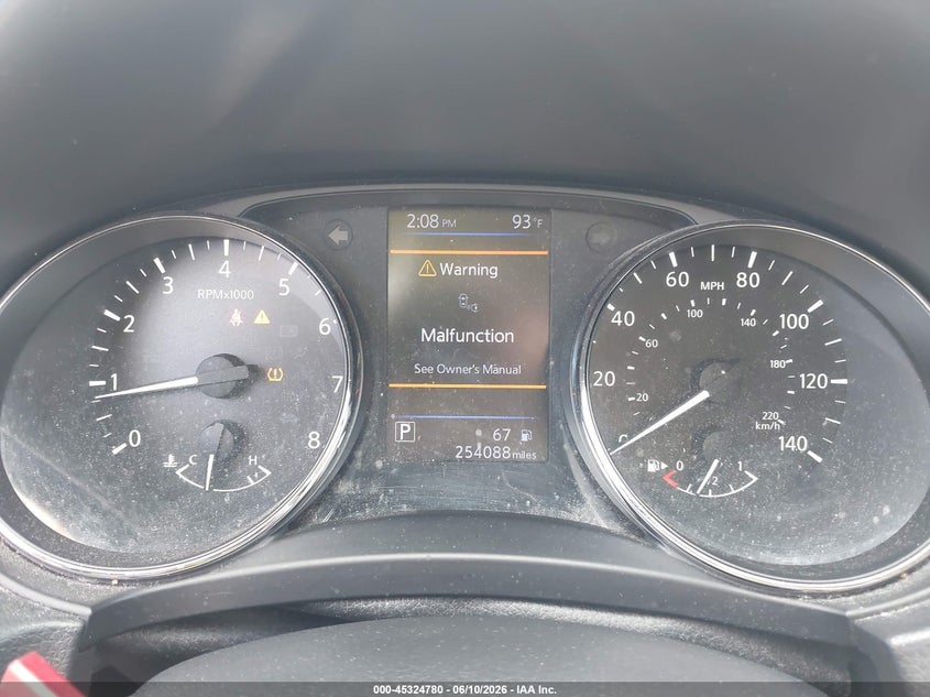 2019 Nissan Rogue VIN JN1BJ1CP6KW227328 IAAI salvage auction — REAR END, Salvage (Louisiana), sold $25 on 2026-07-21 (photo 7)