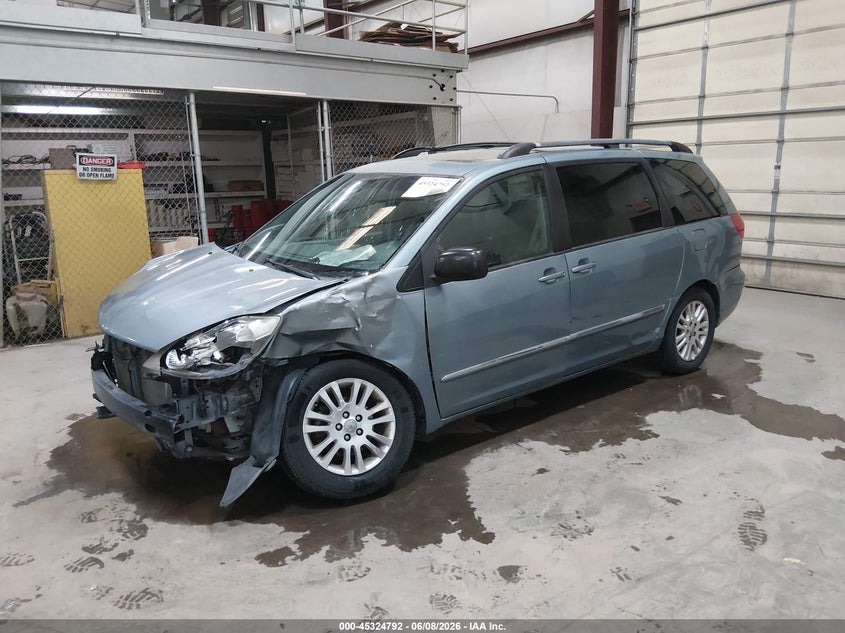 2008 Toyota Sienna VIN 5TDZK22CX8S123897 IAAI salvage auction — FRONT END, Salvage (Idaho), sold $75 on 2026-07-17 (photo 2)