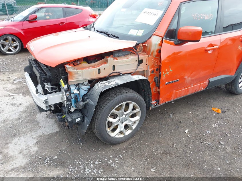 2018 Jeep Renegade VIN ZACCJBBB8JPG99846 IAAI salvage auction — FRONT END, Mv-907A (New York), sold $625 on 2026-07-14 (photo 6)