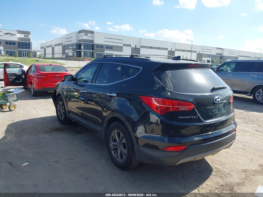 2016 Hyundai Santa fe VIN 5XYZU3LB7GG314002 IAAI salvage auction — FRONT END, Salvage Title, sold $950 on 2026-07-21 (photo 3)