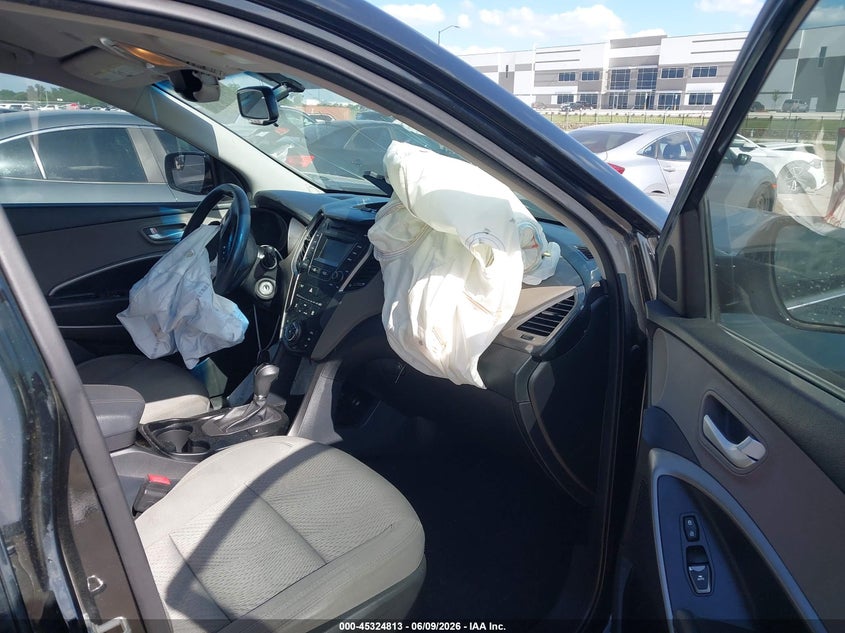 2016 Hyundai Santa fe VIN 5XYZU3LB7GG314002 IAAI salvage auction — FRONT END, Salvage Title, sold $950 on 2026-07-21 (photo 5)