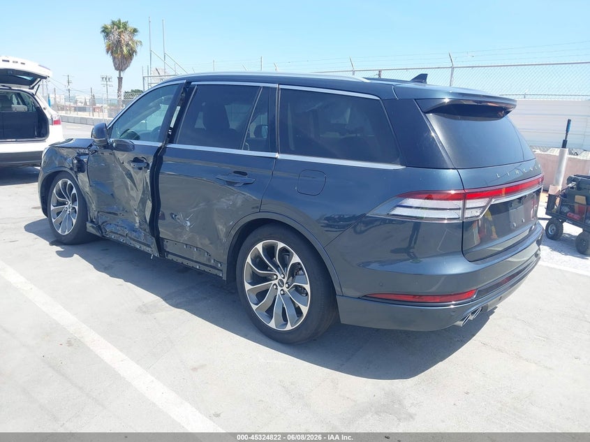 2023 Lincoln Aviator VIN 5LMYJ8XY5PNL01203 IAAI salvage auction — SIDE, Salvage (California), sold $17,975 on 2026-07-15 (photo 3)