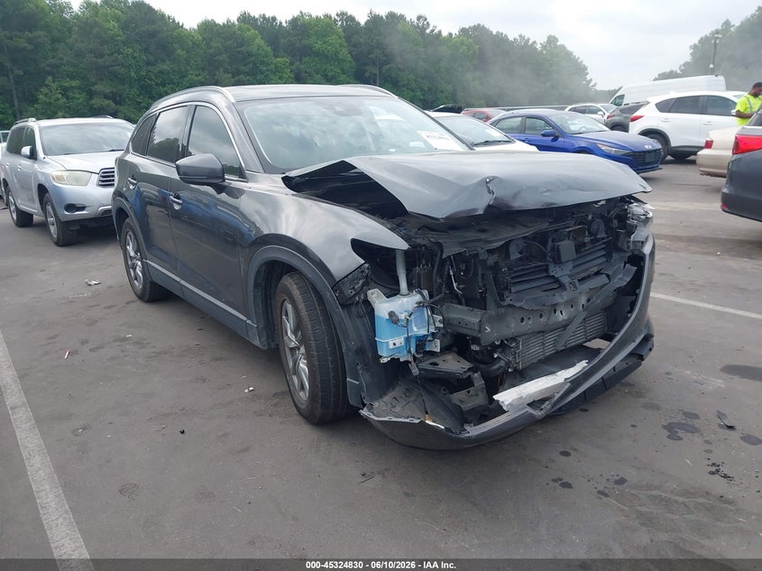 2019 Mazda Cx-9 VIN JM3TCACY5K0333185 IAAI salvage auction — FRONT END, Salvage Title, sold $3,850 on 2026-07-22 (photo 1)