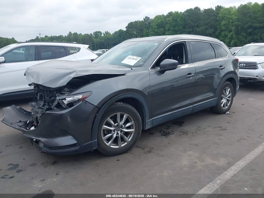 2019 Mazda Cx-9 VIN JM3TCACY5K0333185 IAAI salvage auction — FRONT END, Salvage Title, sold $3,850 on 2026-07-22 (photo 2)