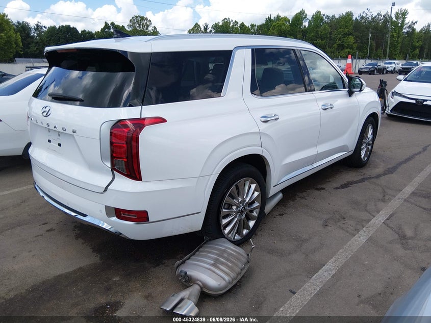 2020 Hyundai Palisade VIN KM8R54HE3LU076787 IAAI salvage auction — LEFT SIDE, Salvage (Mississippi), sold $7,000 on 2026-07-16 (photo 4)