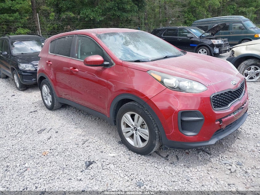 2019 Kia Sportage VIN KNDPM3AC3K7539865 IAAI salvage auction — FRONT & REAR, Salvage (South Carolina), sold $2,600 on 2026-07-28 (photo 1)