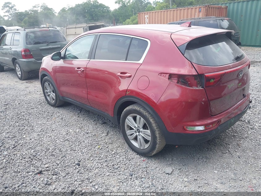 2019 Kia Sportage VIN KNDPM3AC3K7539865 IAAI salvage auction — FRONT & REAR, Salvage (South Carolina), sold $2,600 on 2026-07-28 (photo 3)
