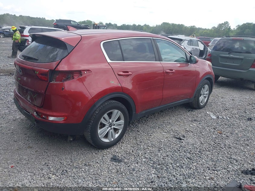 2019 Kia Sportage VIN KNDPM3AC3K7539865 IAAI salvage auction — FRONT & REAR, Salvage (South Carolina), sold $2,600 on 2026-07-28 (photo 4)