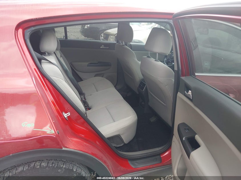 2019 Kia Sportage VIN KNDPM3AC3K7539865 IAAI salvage auction — FRONT & REAR, Salvage (South Carolina), sold $2,600 on 2026-07-28 (photo 8)
