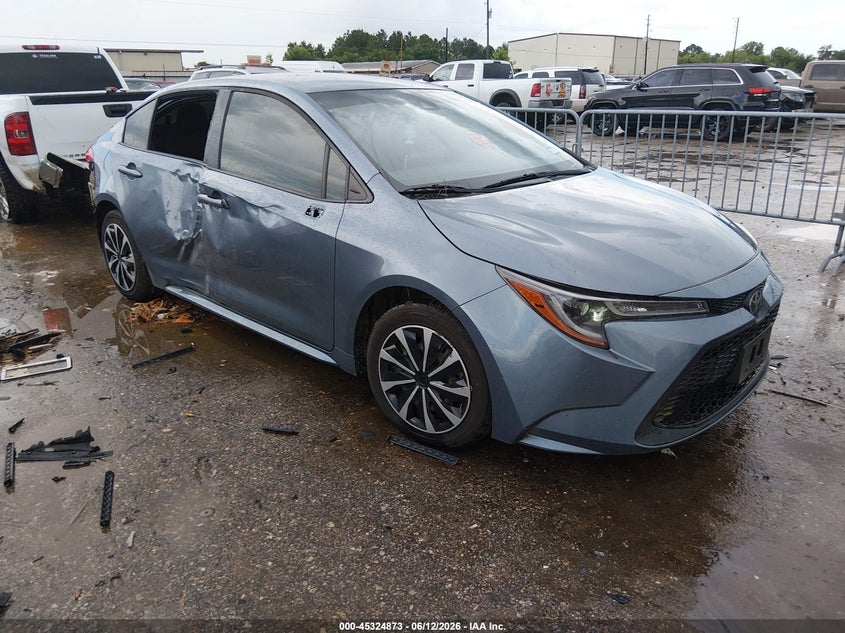 2021 Toyota Corolla VIN JTDEPMAE9MJ125372 IAAI salvage auction — LEFT & RIGHT, Salvage (Texas), sold $2,950 on 2026-07-22 (photo 1)