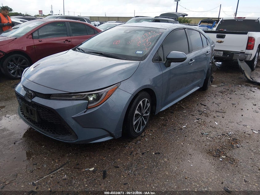 2021 Toyota Corolla VIN JTDEPMAE9MJ125372 IAAI salvage auction — LEFT & RIGHT, Salvage (Texas), sold $2,950 on 2026-07-22 (photo 2)