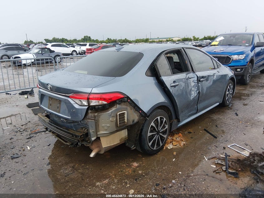 2021 Toyota Corolla VIN JTDEPMAE9MJ125372 IAAI salvage auction — LEFT & RIGHT, Salvage (Texas), sold $2,950 on 2026-07-22 (photo 4)
