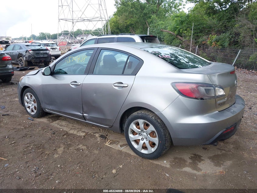 2011 Mazda 3 VIN JM1BL1UF9B1369540 IAAI salvage auction — FRONT END, Clear (Indiana), sold $450 on 2026-07-08 (photo 3)
