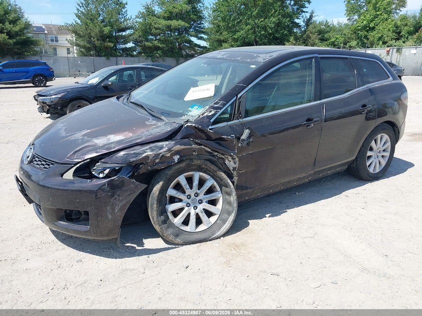 2007 Mazda Cx-7 VIN JM3ER293970134270 IAAI salvage auction — LEFT FRONT, Salvage (New Jersey), sold $225 on 2026-07-28 (photo 2)