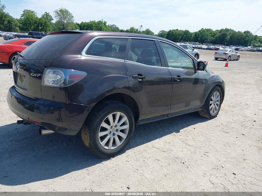 2007 Mazda Cx-7 VIN JM3ER293970134270 IAAI salvage auction — LEFT FRONT, Salvage (New Jersey), sold $225 on 2026-07-28 (photo 4)