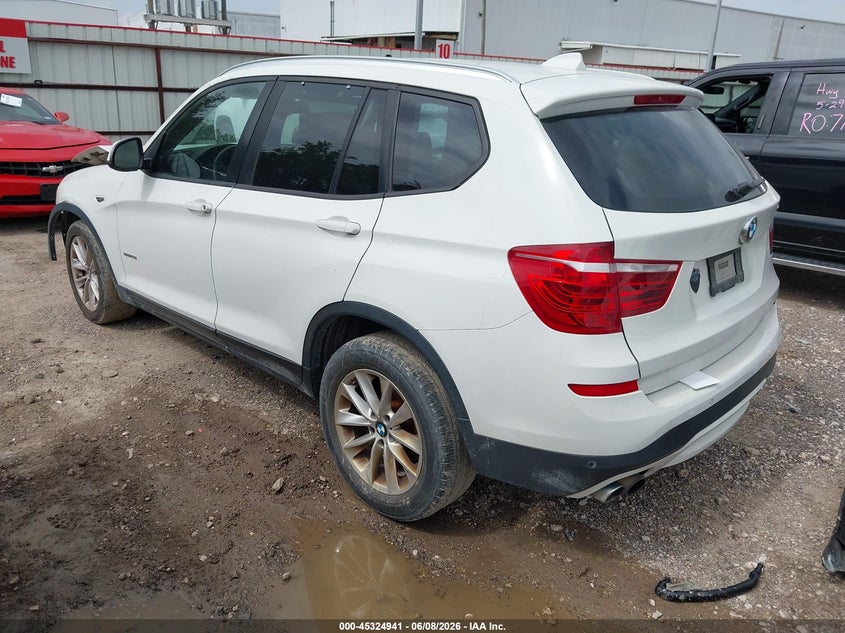 2017 BMW X3 VIN 5UXWZ7C57H0V86092 IAAI salvage auction — FRONT END, Salvage (Texas), sold $325 on 2026-07-30 (photo 3)