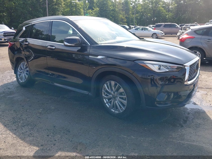 2024 Infiniti Qx50 VIN 3PCAJ5BB1RF105447 IAAI salvage auction — RIGHT REAR, Salvage - 75% Or Less (Maryland), sold $12,000 on 2026-07-24 (photo 1)