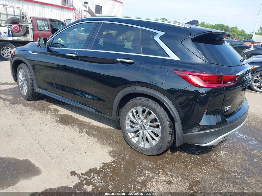 2024 Infiniti Qx50 VIN 3PCAJ5BB1RF105447 IAAI salvage auction — RIGHT REAR, Salvage - 75% Or Less (Maryland), sold $12,000 on 2026-07-24 (photo 3)