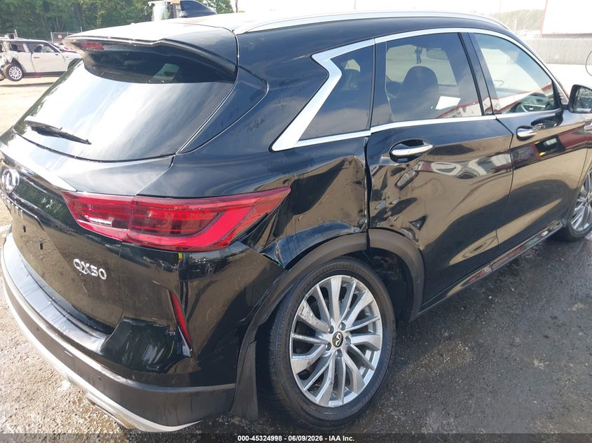 2024 Infiniti Qx50 VIN 3PCAJ5BB1RF105447 IAAI salvage auction — RIGHT REAR, Salvage - 75% Or Less (Maryland), sold $12,000 on 2026-07-24 (photo 6)