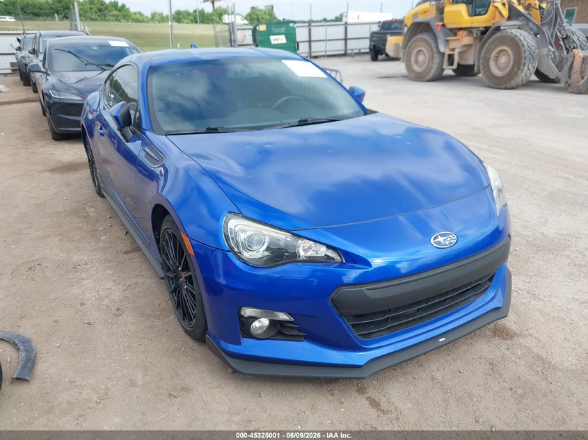 2015 Subaru Brz VIN JF1ZCAC17F9601036 IAAI salvage auction — HAIL, Salvage Title, sold $5,100 on 2026-07-12 (photo 1)