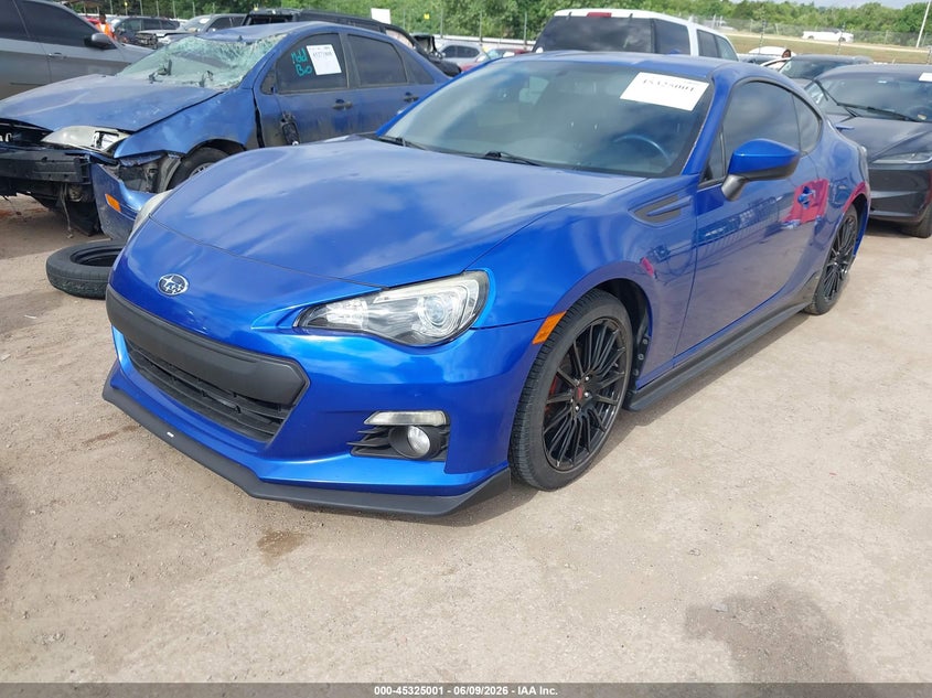 2015 Subaru Brz VIN JF1ZCAC17F9601036 IAAI salvage auction — HAIL, Salvage Title, sold $5,100 on 2026-07-12 (photo 2)