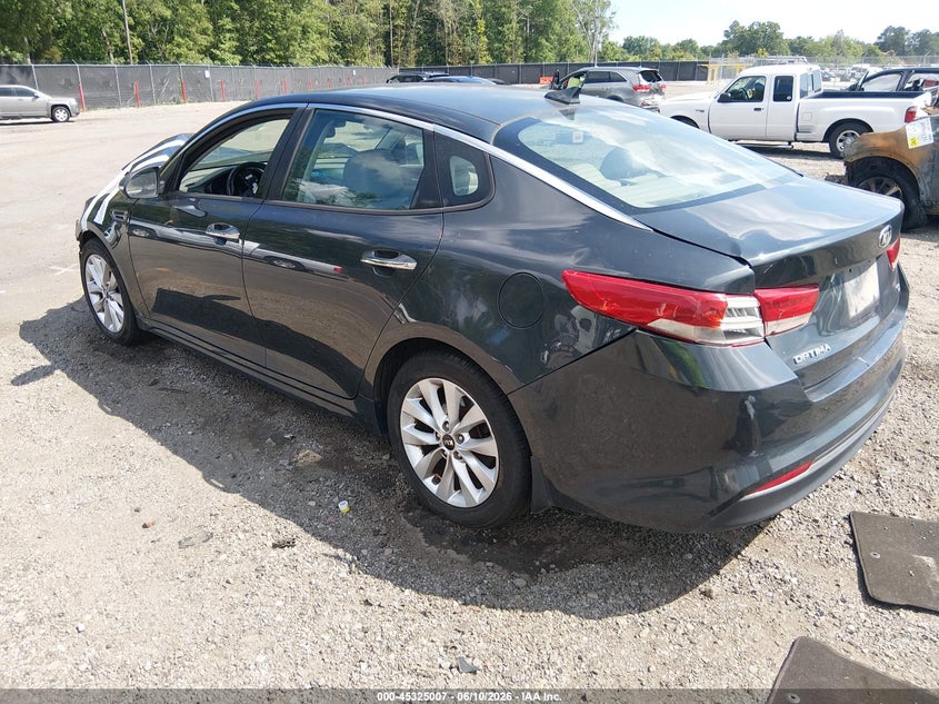 2016 Kia Optima VIN 5XXGU4L30GG088363 IAAI salvage auction — FRONT END, Salvage (South Carolina), sold $700 on 2026-07-22 (photo 3)