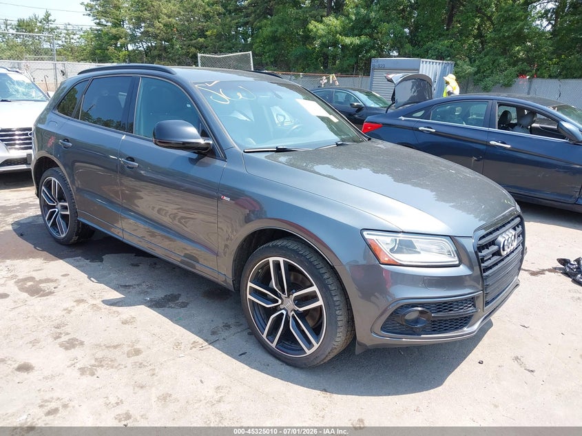 2016 Audi Q5 VIN WA1D7AFP6GA091345 IAAI salvage auction — LEFT FRONT, Salvage Title, sold $1,700 on 2026-07-21 (photo 1)