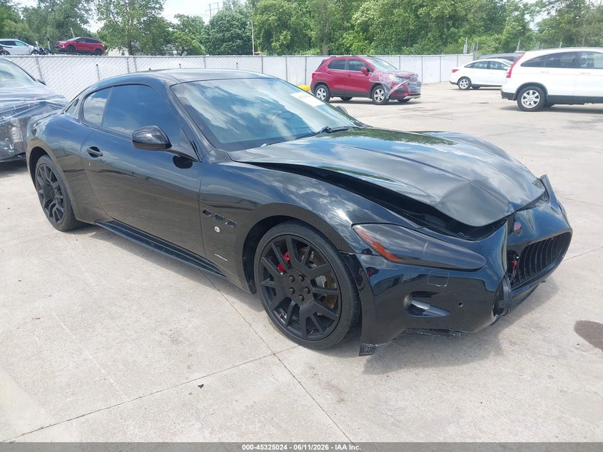 2012 Maserati Granturismo VIN ZAM45KLA8C0062362 IAAI salvage auction — FRONT END, Salvage (Illinois), sold $8,800 on 2026-07-21 (photo 1)