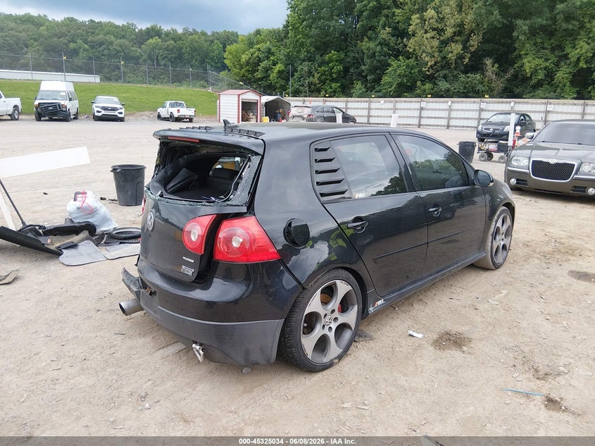 2009 Volkswagen Gti VIN WVWGD71K99W061269 IAAI salvage auction — FRONT & REAR, Clear (Tennessee), sold $600 on 2026-07-08 (photo 4)