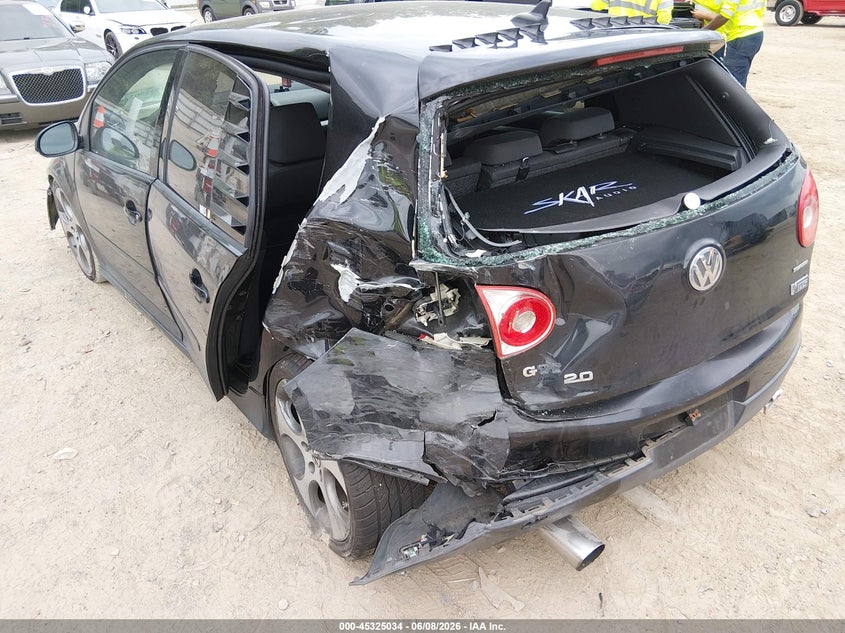 2009 Volkswagen Gti VIN WVWGD71K99W061269 IAAI salvage auction — FRONT & REAR, Clear (Tennessee), sold $600 on 2026-07-08 (photo 6)