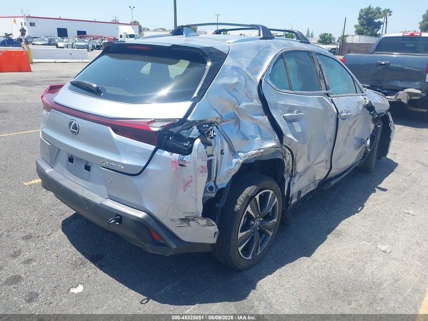 2024 Lexus Ux VIN JTHX6JBH6R2168926 IAAI salvage auction — ROLLOVER, Salvage Title, sold $25 on 2026-07-10 (photo 4)