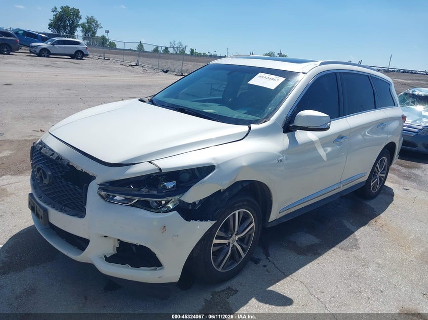 2016 Infiniti Qx60 VIN 5N1AL0MM0GC501743 IAAI salvage auction — LEFT FRONT, Salvage (Iowa), sold $2,225 on 2026-07-28 (photo 2)