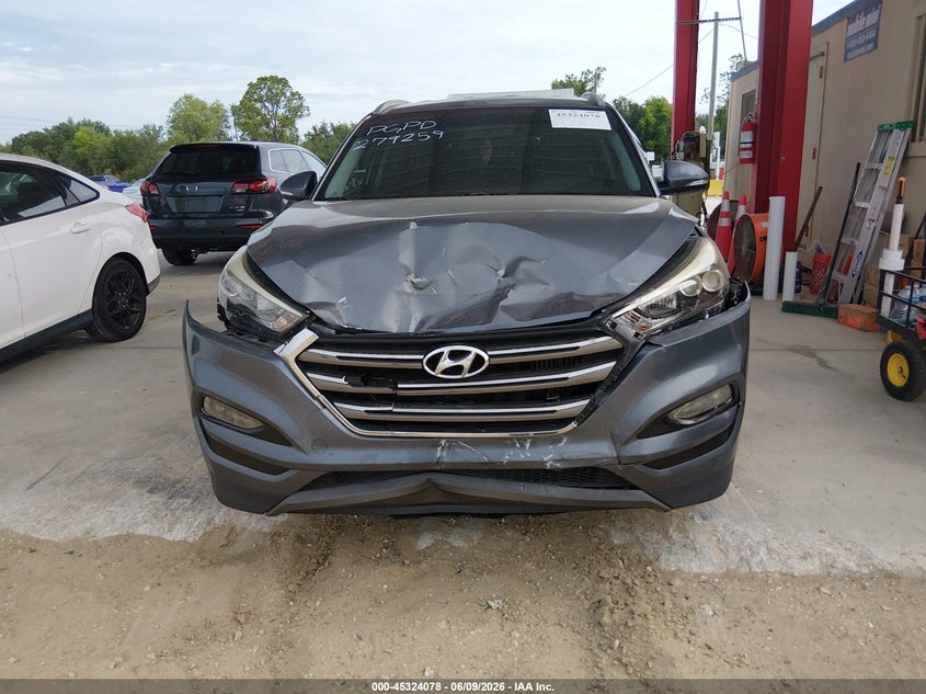 2016 Hyundai Tucson VIN KM8J33A25GU196223 IAAI salvage auction — FRONT END, Rebuildable (Florida), sold $2,700 on 2026-07-21 (photo 6)