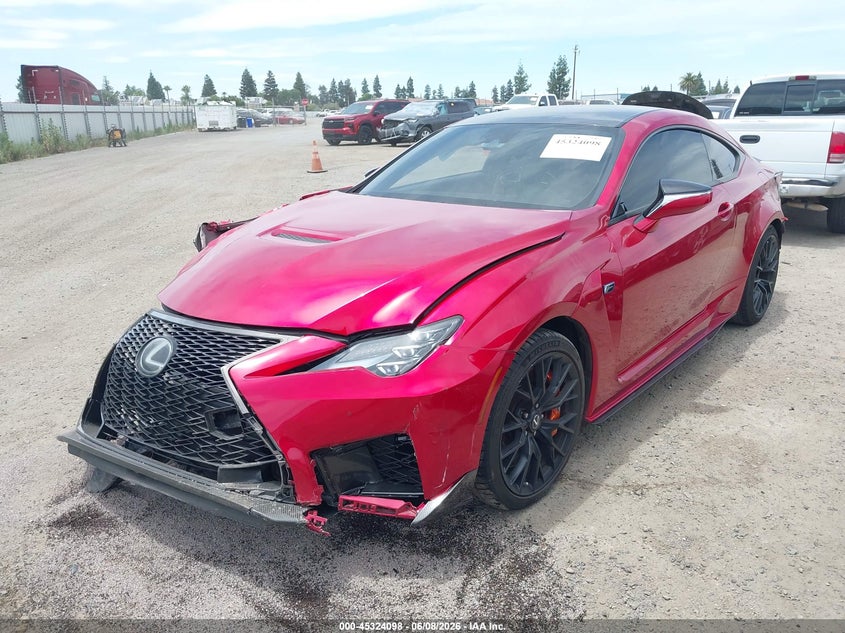 2022 Lexus VIN JTHJP5BC4N5008633 IAAI salvage auction — FRONT END, Salvage (California), sold $5,100 on 2026-07-28 (photo 2)