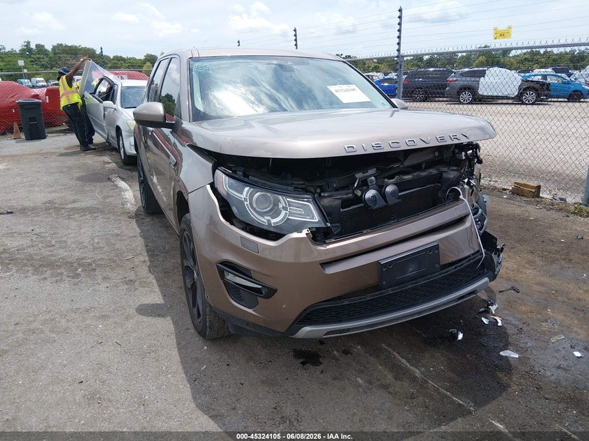 2017 Land rover Discovery sport VIN SALCR2BG3HH641982 IAAI salvage auction — FRONT END, Salvage Title, sold $2,425 on 2026-08-03 (photo 1)