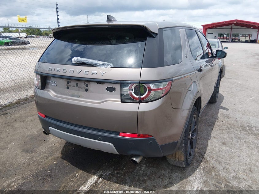 2017 Land rover Discovery sport VIN SALCR2BG3HH641982 IAAI salvage auction — FRONT END, Salvage Title, sold $2,425 on 2026-08-03 (photo 4)