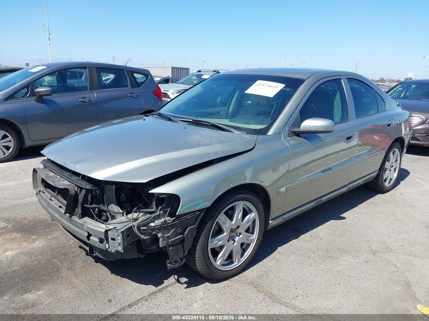 2006 Volvo S60 VIN YV1RS592862543493 IAAI salvage auction — FRONT END, Salvage (California), sold $350 on 2026-08-20 (photo 2)