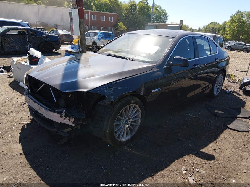2013 BMW 5er VIN WBAFU7C54DDU74155 IAAI salvage auction — FRONT END, Salvage (Massachusetts), sold $600 on 2026-07-21 (photo 2)