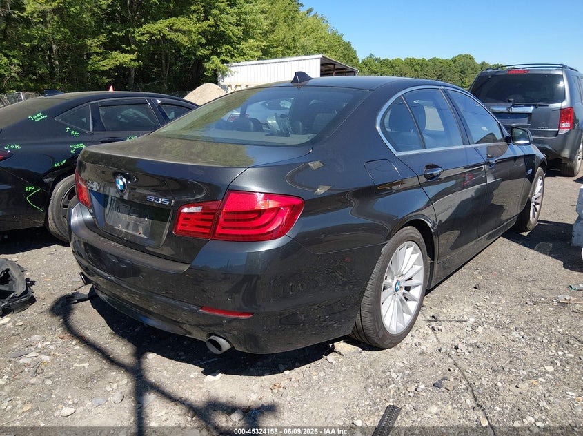 2013 BMW 5er VIN WBAFU7C54DDU74155 IAAI salvage auction — FRONT END, Salvage (Massachusetts), sold $600 on 2026-07-21 (photo 4)